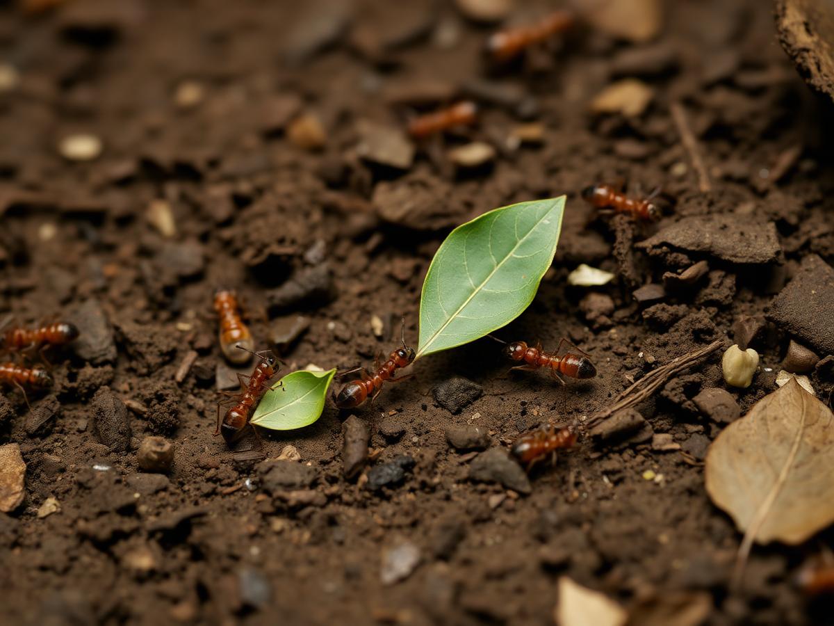 How Ants Organize Work